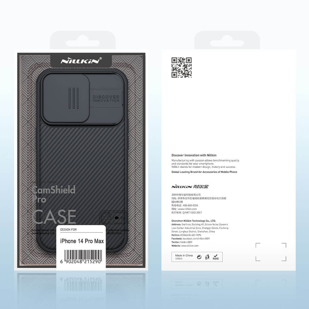 Ốp lưng chống sốc cho iPhone 14 Pro Max (6.7 inch) bảo vệ Camera hiệu Nillkin Camshield Pro 