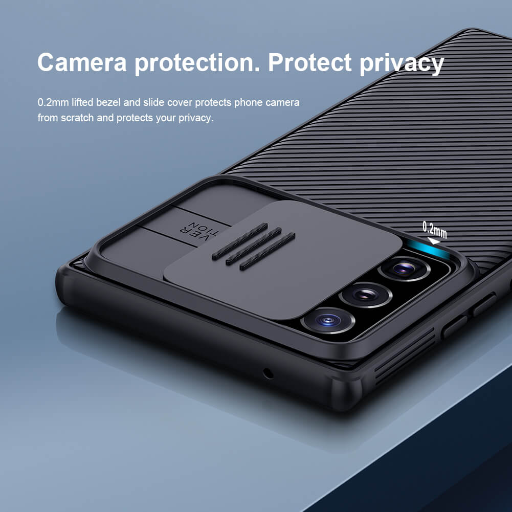 Ốp lưng Samsung Galaxy Note 20 Ultra chống sốc bảo vệ Camera hiệu Nillkin Camshield