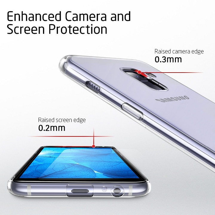 Ốp lưng dẻo silicon trong suốt cho Samsung Galaxy A8 - A8 Plus 2018 hiệu Ultra Thin