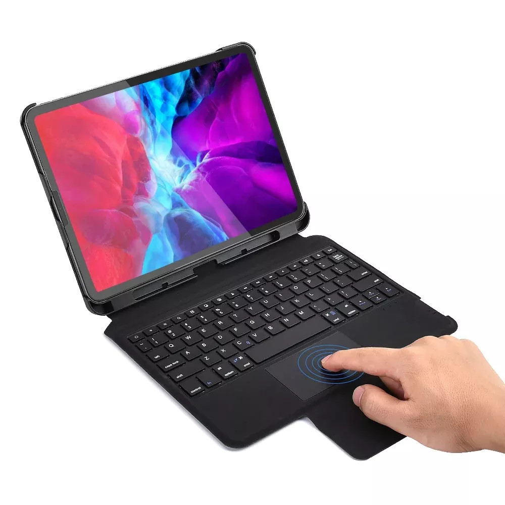 Case bao da bàn phím không dây Bluetooth trang bị touchPad cho iPad Pro 11 2021 Chip M1 / 2020 hiệu CHOETECH BH-012
