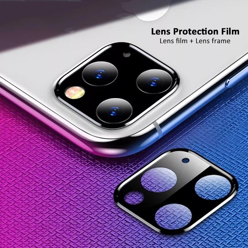 Bộ miếng dán kính cường lực & khung viền bảo vệ Camera cho iPhone 12 - 12 Mini - 12 Pro - iPhone 11 -  11 Pro - 11 Pro Max hiệu Totu