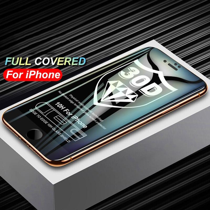 Miếng dán kính cường lực Full 2.5D cho iPhone SE 2020 - iPhone 7 - iPhone 8 - 7 Plus - 8 Plus - iPhone 6 - 6s - 6 Plus - 6s Plus hiệu ANANK