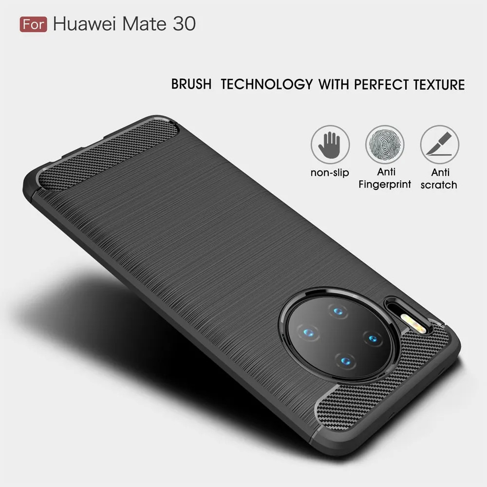 Ốp lưng chống sốc Huawei Mate 30 Hiệu Likgus vân kim loại