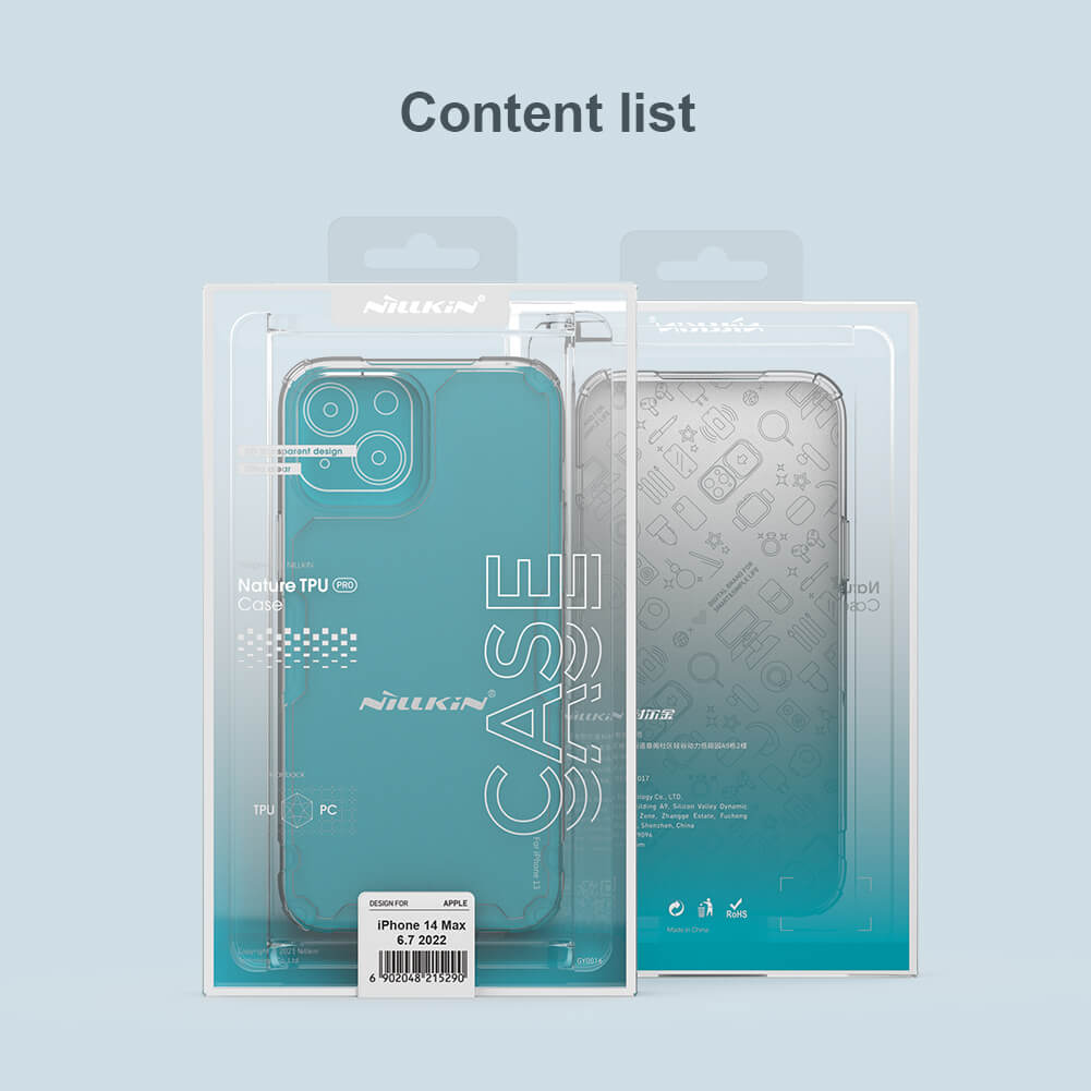 Ốp lưng dẻo TPU cho iPhone 14 Plus (6.7 inch) Nillkin Nature TPU Pro Case