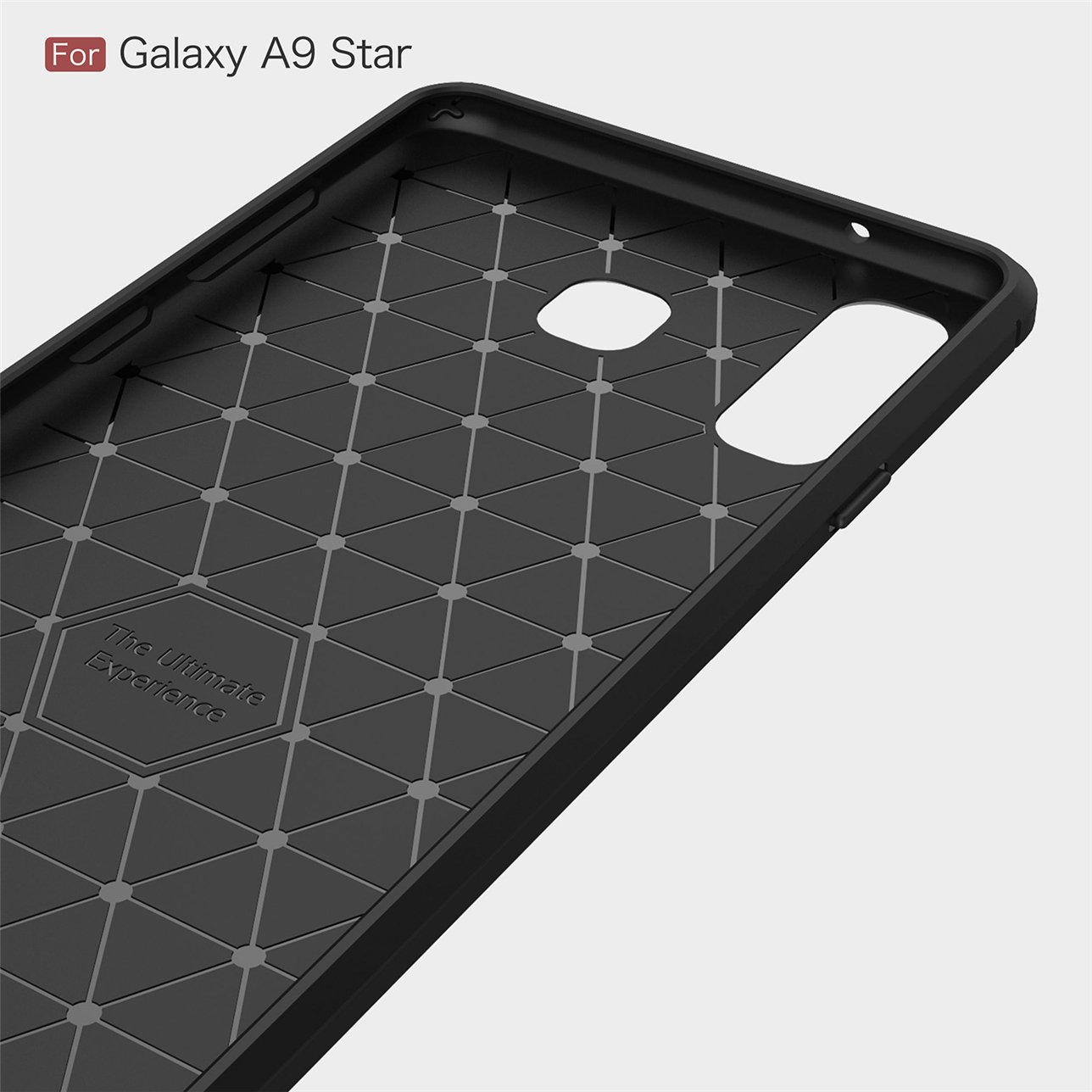 Ốp lưng chống sốc vân kim loại cho Samsung Galaxy A8 Star / A9 Star hiệu Likgus