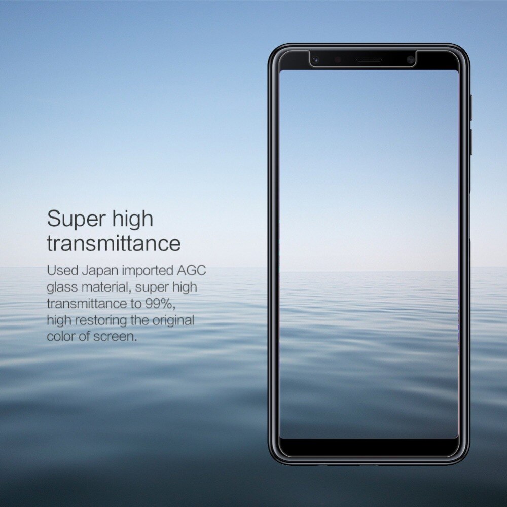 Miếng dán kính cường lực 9H cho Samsung Galaxy A7 2018 hiệu Nillkin