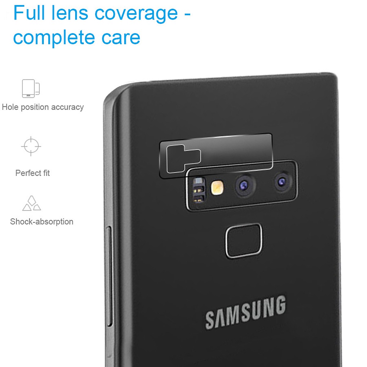 Miếng dán Kính cường lực Camera cho Samsung Galaxy Note 9 hiệu HOTCASE