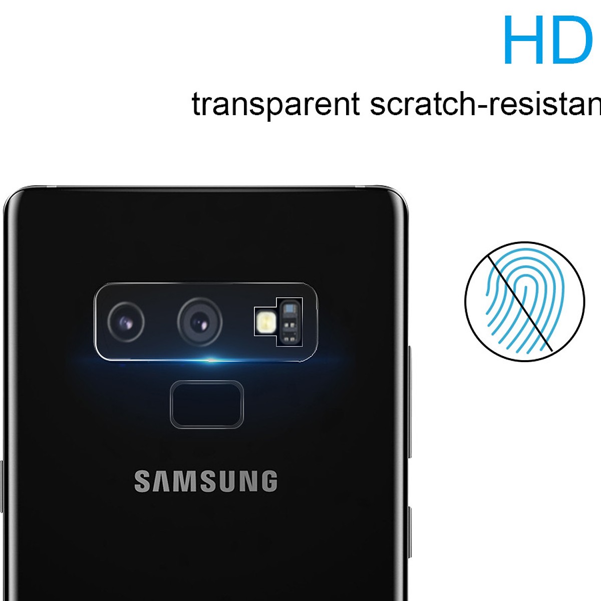 Miếng dán Kính cường lực Camera cho Samsung Galaxy Note 9 hiệu HOTCASE