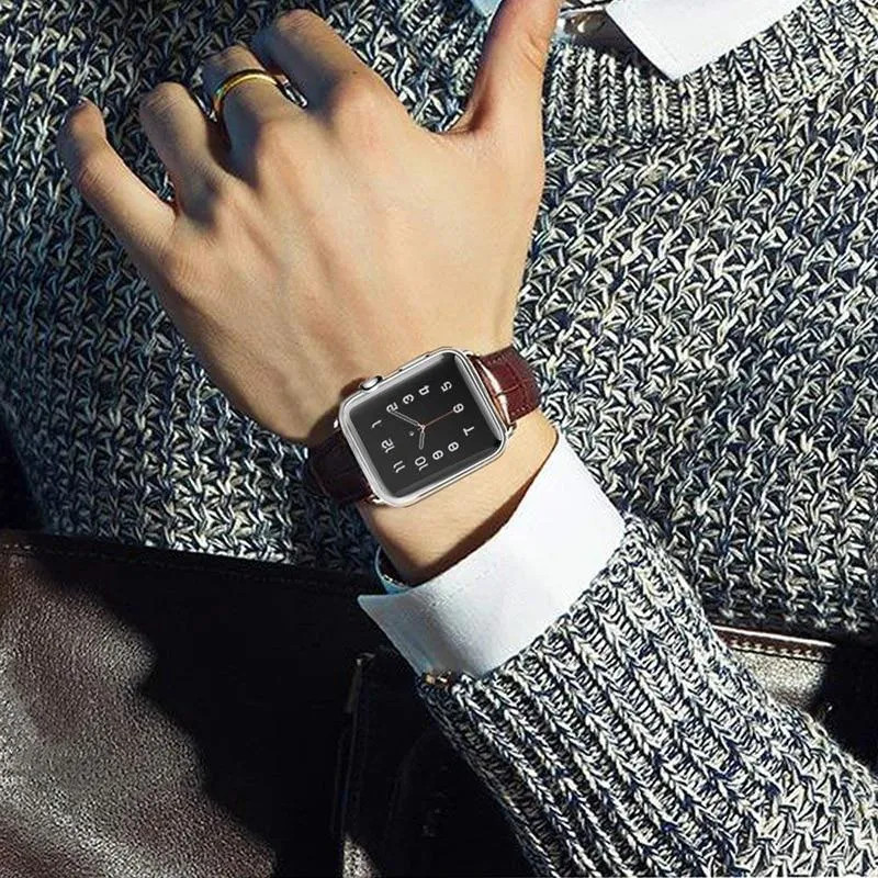 case ốp bảo vệ silicon cho Apple Watch 38mm chống va đập trầy xước