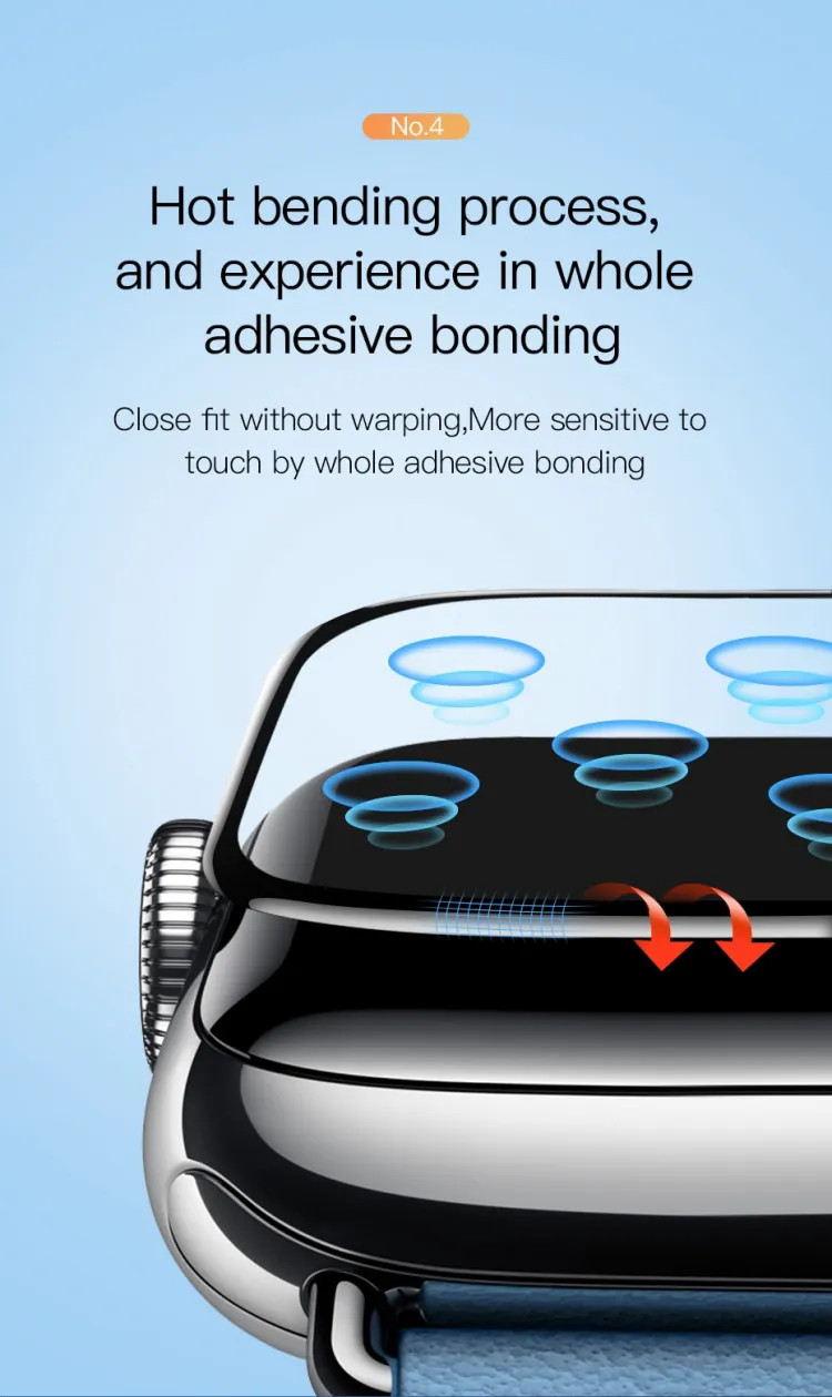 Miếng dán kính cường lực Full 3D cho Apple Watch 40mm hiệu BASEUS