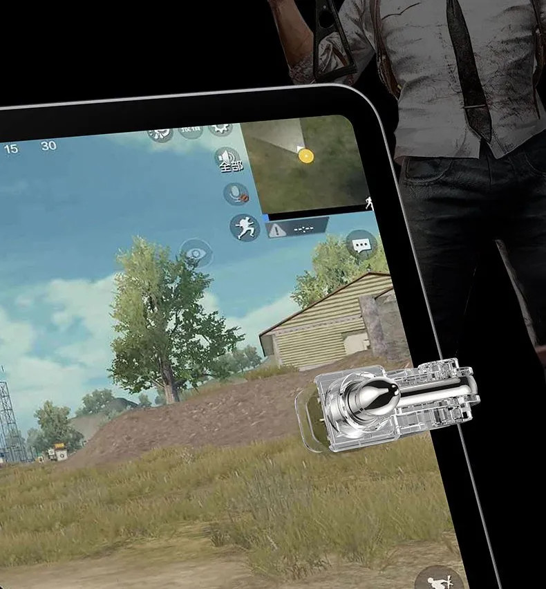 Bộ gamepad nút chơi game bắn súng hiệu Rock Shooting Game Control cho iPad