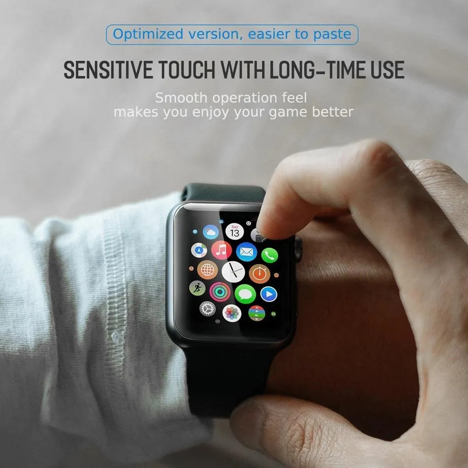 Miếng dán màn hình Full 4D cho apple watch 45mm series 7 chất liệu film dẻo hiệu COTEETCI Pet Soft