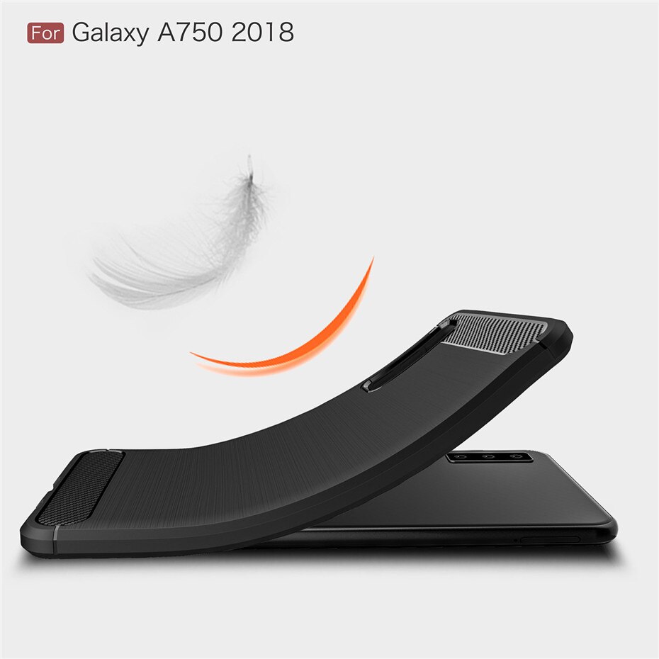 Ốp lưng chống sốc vân kim loại cho Samsung Galaxy A7 2018 hiệu Likgus