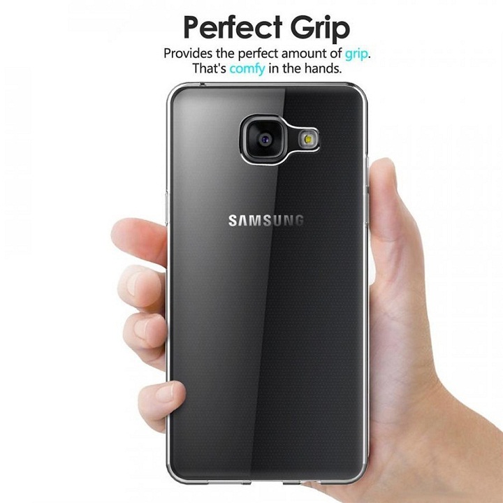Ốp lưng dẻo silicon trong suốt cho Samsung Galaxy A3 2016 hiệu Ultra Thin