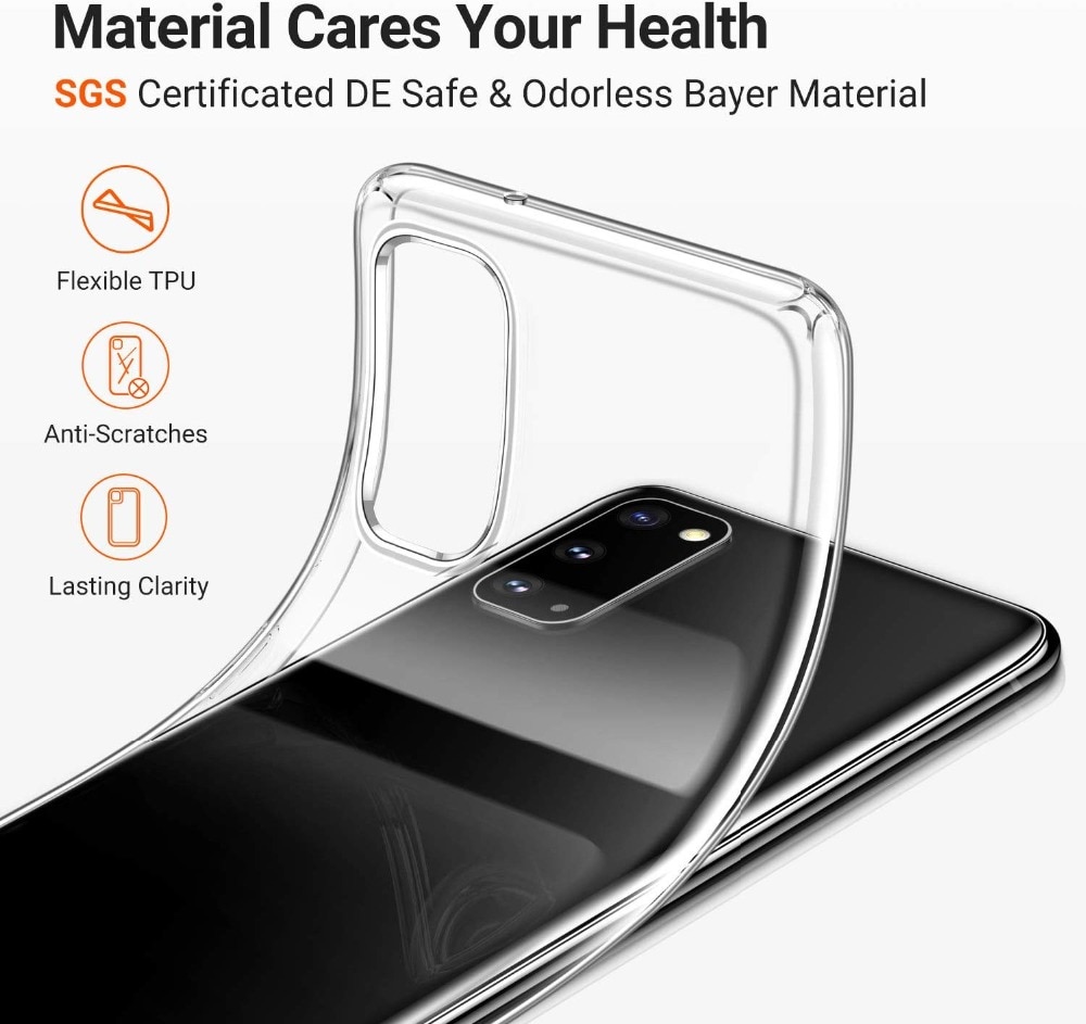 Ốp lưng dẻo silicon trong suốt cho Samsung Galaxy A21s hiệu Ultra Thin