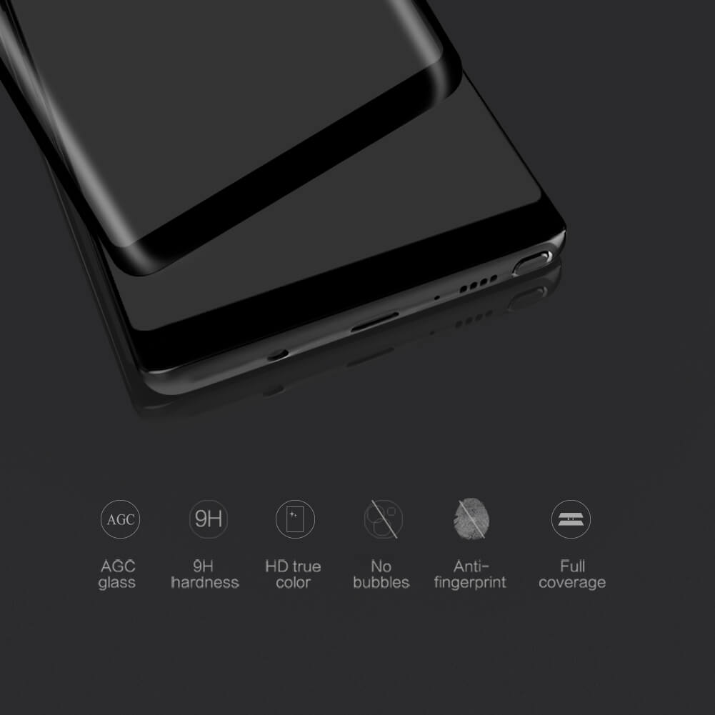 Miếng dán kính cường lực full 3D cho Samsung Galaxy Note 8 hiệu Nillkin CP+ Max