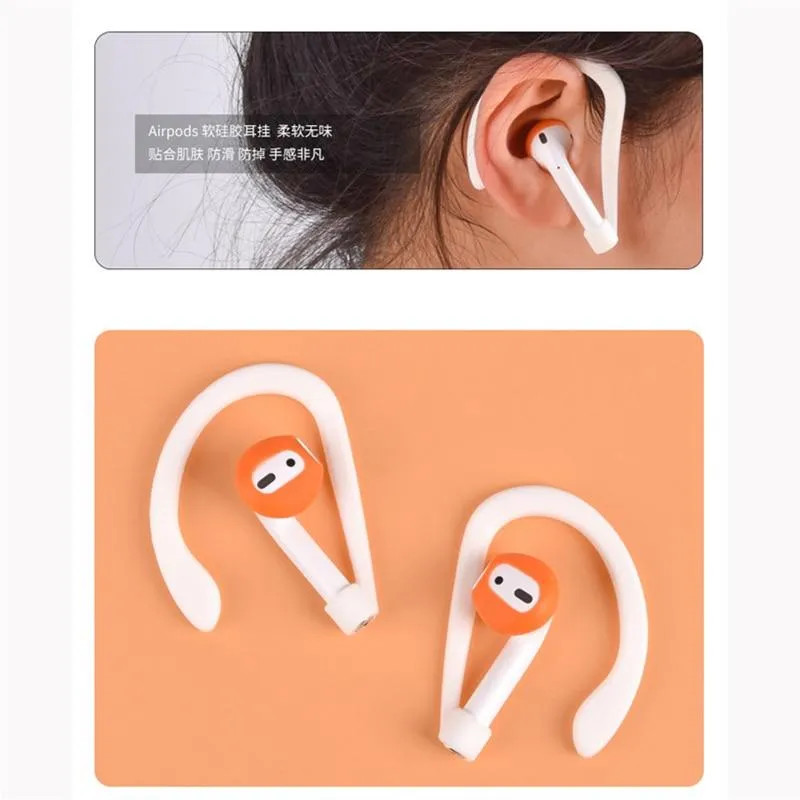 Bộ Móc tai nghe và đeo tay silicon cho Apple Airpods Conteecti
