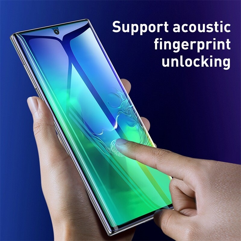Bộ 2 Miếng dán màn hình ppf Silicon Samsung Galaxy Note 10 - Note 10 5G - Note 10 Plus - Note 10 Plus 5G siêu mỏng 0.15mm hiệu Baseus Soft Screen