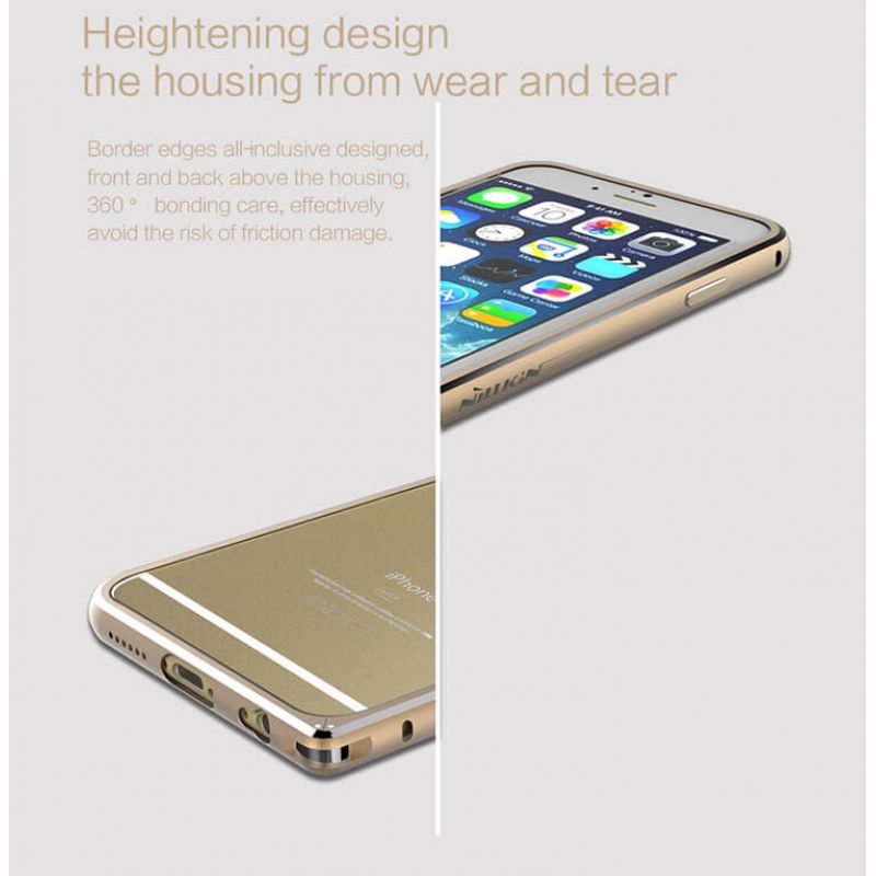 Ốp khung viền kim loại cho iPhone 6 / iPhone 6s Hiệu Nillkin Gothic Metal Frame