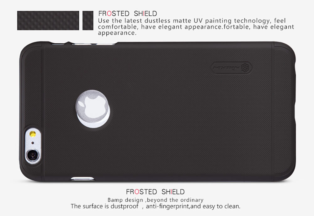 Ốp Lưng Sần chống sốc cho iPhone 6 / iPhone 6s hiệu Nillkin Super Frosted Shield (tặng kèm giá đỡ hoặc miếng dán từ tính)