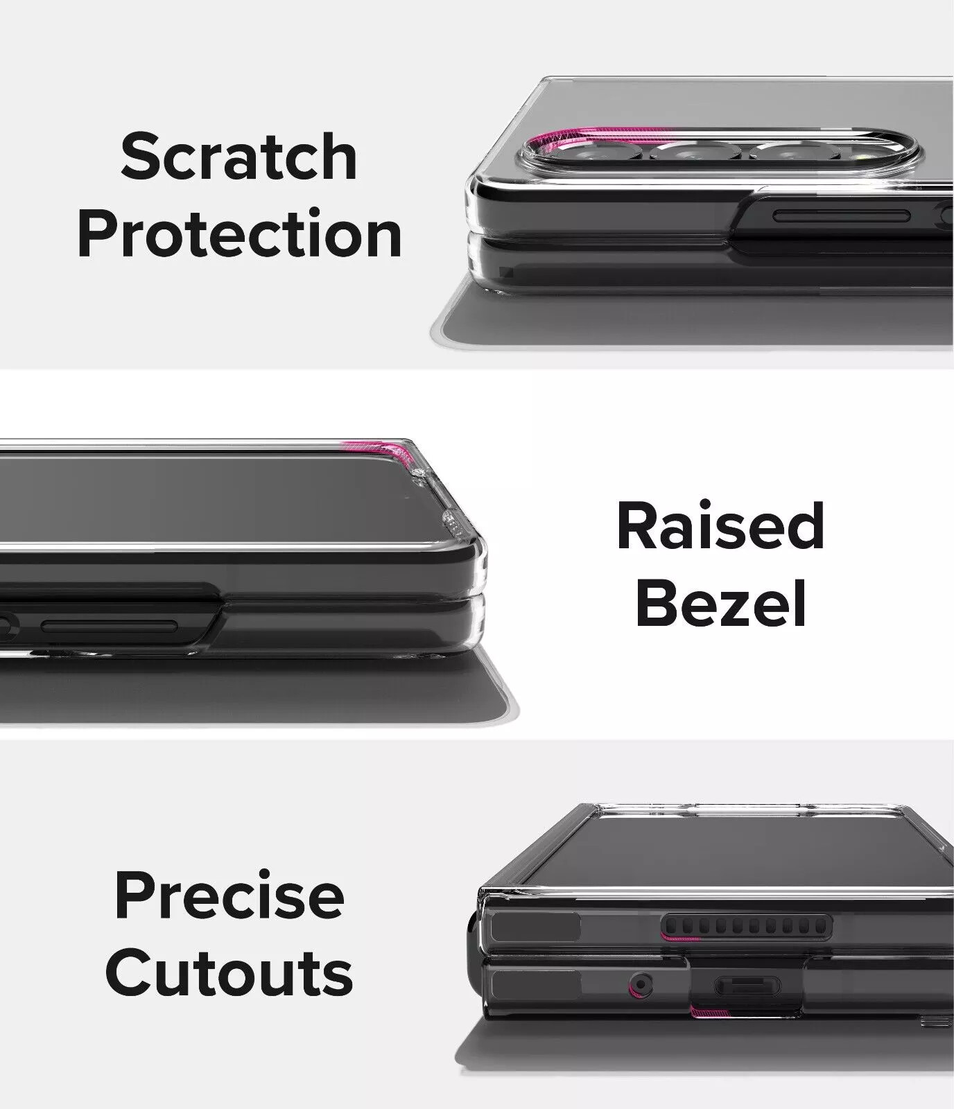 Ốp lưng chống sốc trong suốt cho Samsung Galaxy Z Fold 4 Likgus Crashproof giúp chống chịu mọi va đập