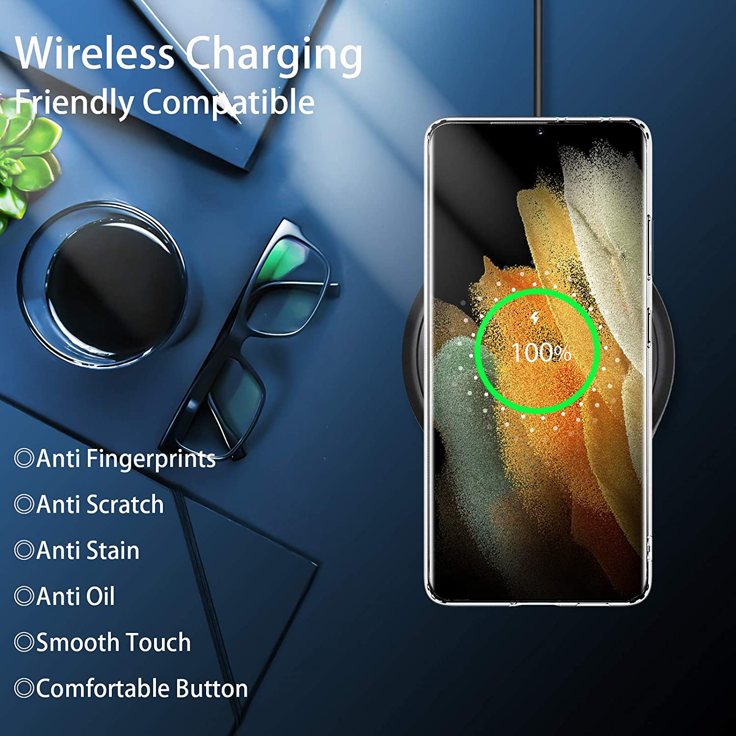 Ốp lưng chống sốc trong suốt cho Samsung Galaxy S21 Ultra hiệu Likgus Crashproof giúp chống chịu mọi va đập