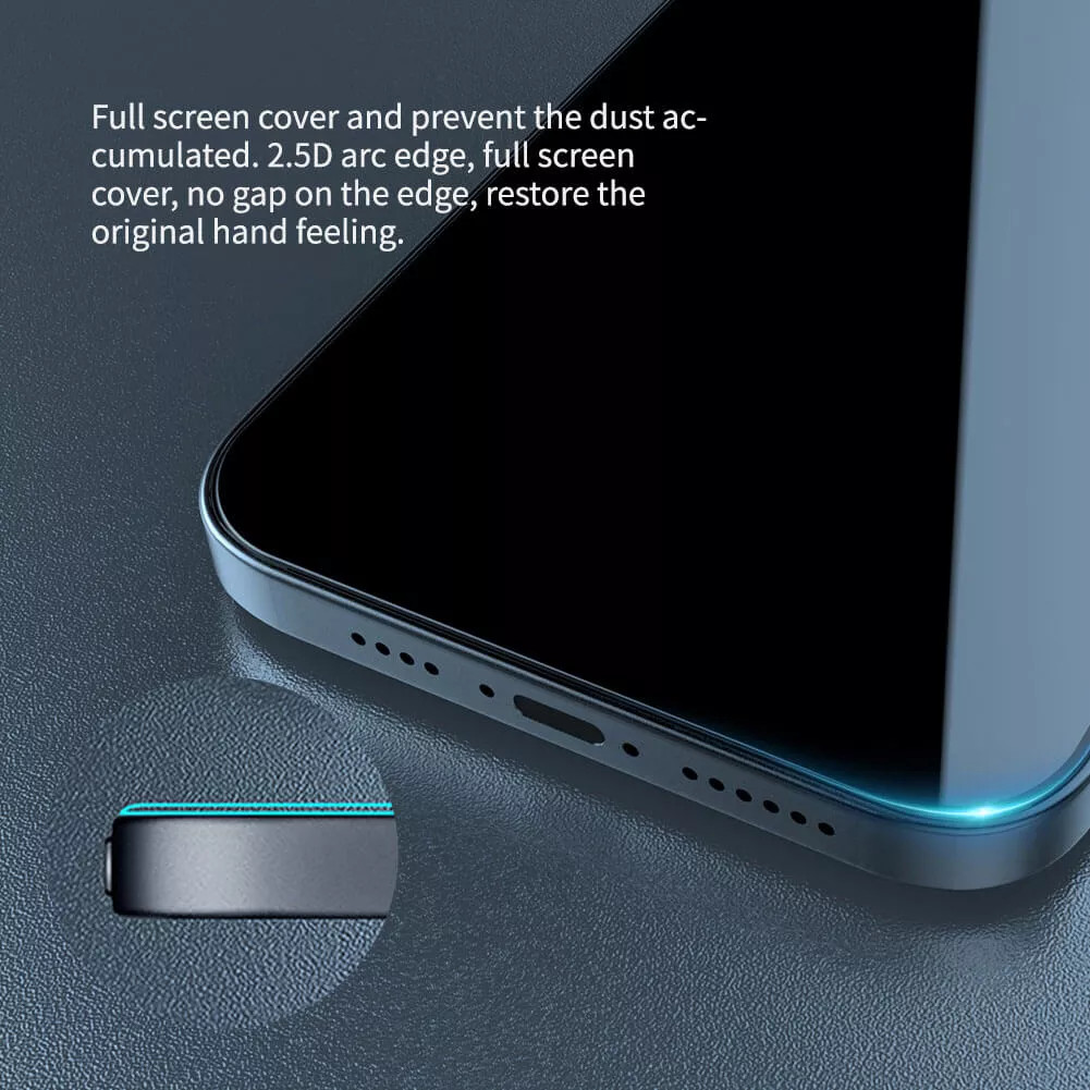 Bộ 2 miếng dán kính cường lực chống nhìn trộm cho iPhone 14 Pro (6.1 inch) hiệu Baseus Privacy Protector