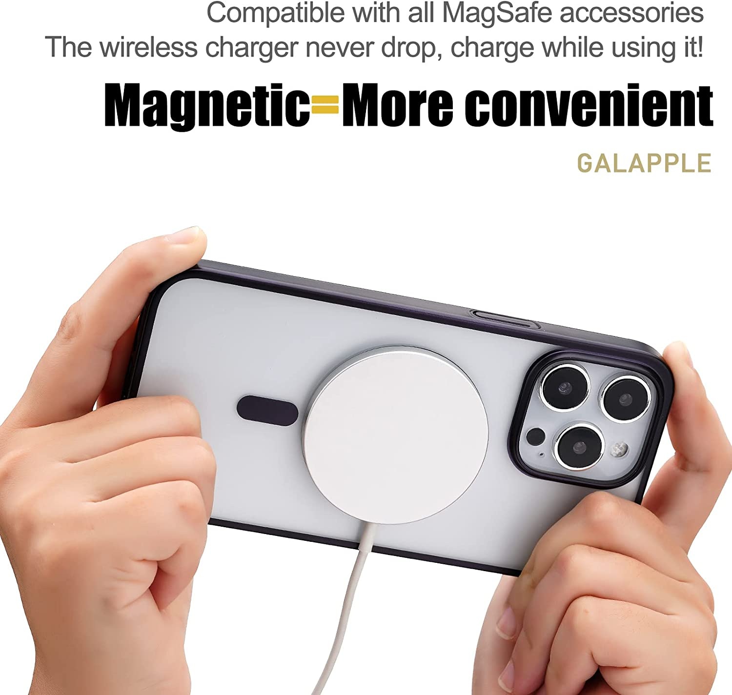 Ốp lưng chống sốc cho iPhone 14 Pro (6.1 inch) hỗ trợ sạc Magsafe hiệu DEVIA Glimmer Series