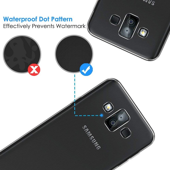 Ốp lưng dẻo silicon trong suốt cho Samsung Galaxy J7 Pro hiệu Ultra Thin