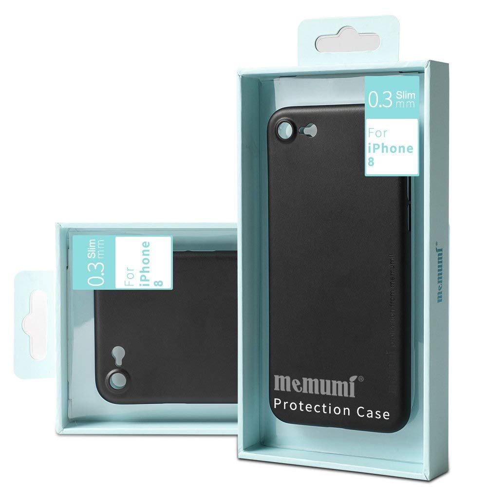 Ốp lưng nhám siêu mỏng 0.3mm cho iPhone SE 2020 / iPhone 7 / iPhone 8 hiệu Memumi có gờ bảo vệ camera