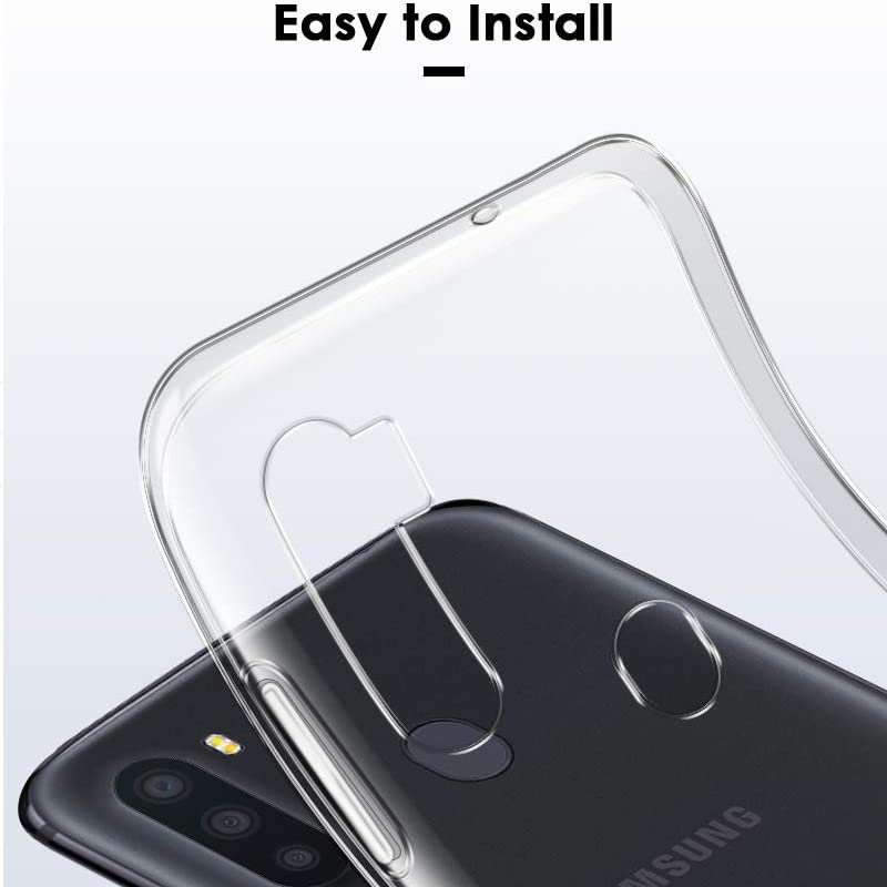 Ốp lưng dẻo silicon trong suốt cho Samsung Galaxy A21 hiệu Ultra Thin