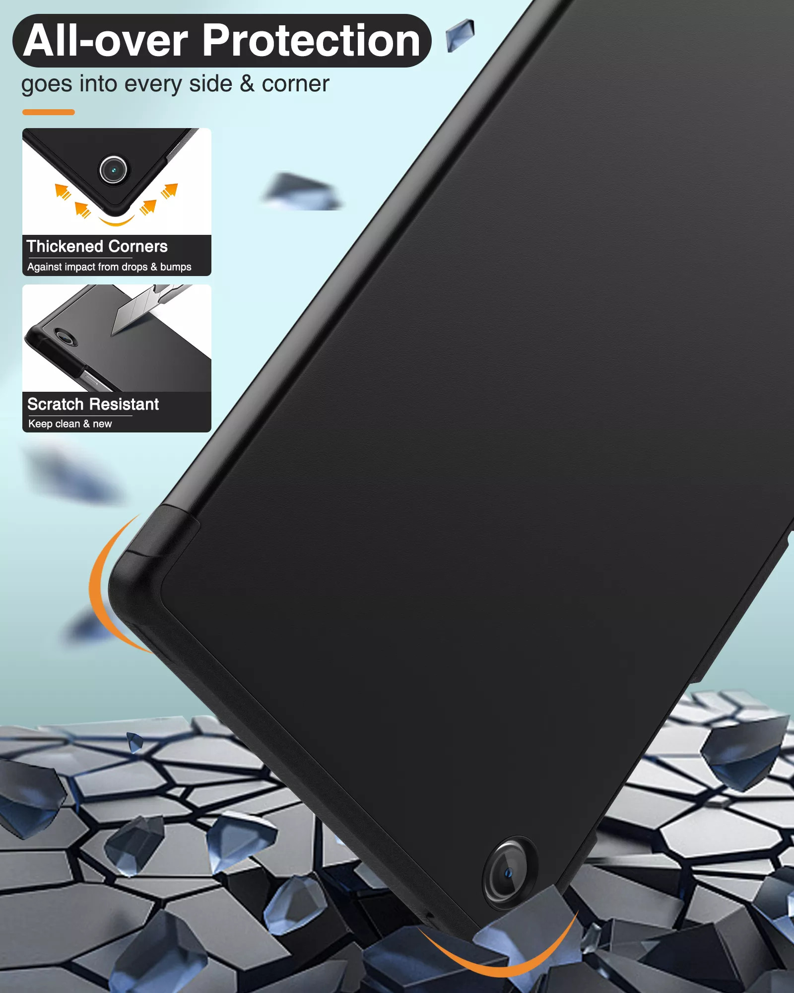 Bao da chống sốc cho Samsung Galaxy Tab E T560 / T561 hiệu HOTCASE