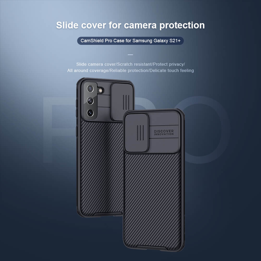 Ốp lưng Samsung Galaxy S21 - S21 Plus chống sốc bảo vệ Camera hiệu Nillkin Camshield