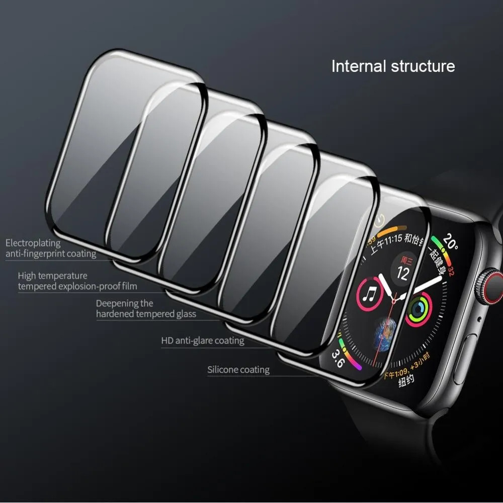 Miếng dán kính cường lực Full 3D hiệu Nillkin AW+ cho Apple Watch 38mm