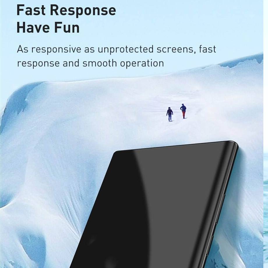 Bộ 2 Miếng dán màn hình ppf Silicon Samsung Galaxy Note 20 - Note 20 Ultra siêu mỏng 0.15mm hiệu Baseus Soft Screen