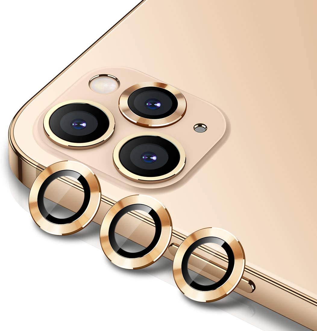 Bộ miếng dán kính cường lực bảo vệ Camera iPhone 11 Pro Max (6.5 inch) hiệu KUZOOM Lens Ring