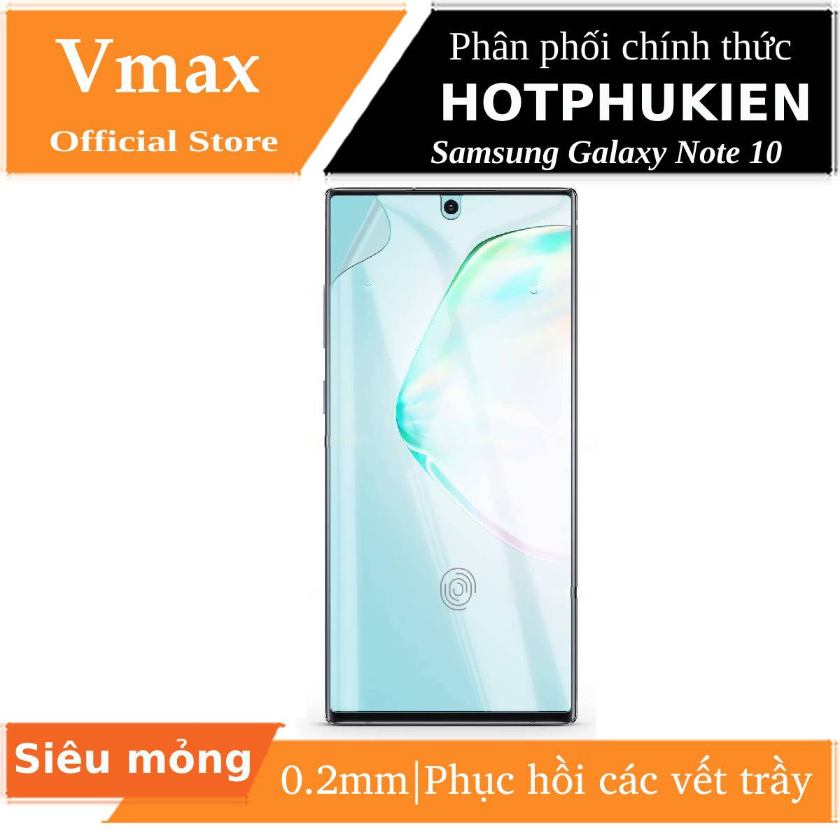 Miếng dán dẻo PPF chống trầy màn hình cho Samsung Galaxy Note 10 / Note 10 5G hiệu Vmax