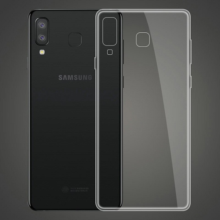 Ốp lưng dẻo silicon trong suốt cho Samsung Galaxy A8 Star / A9 Star hiệu Ultra Thin