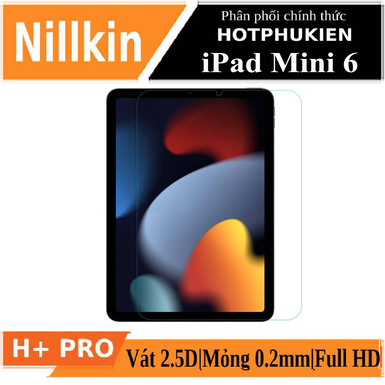 Miếng dán kính cường lực cho iPad Mini 6 hiệu Nillkin Amazing H+ Pro