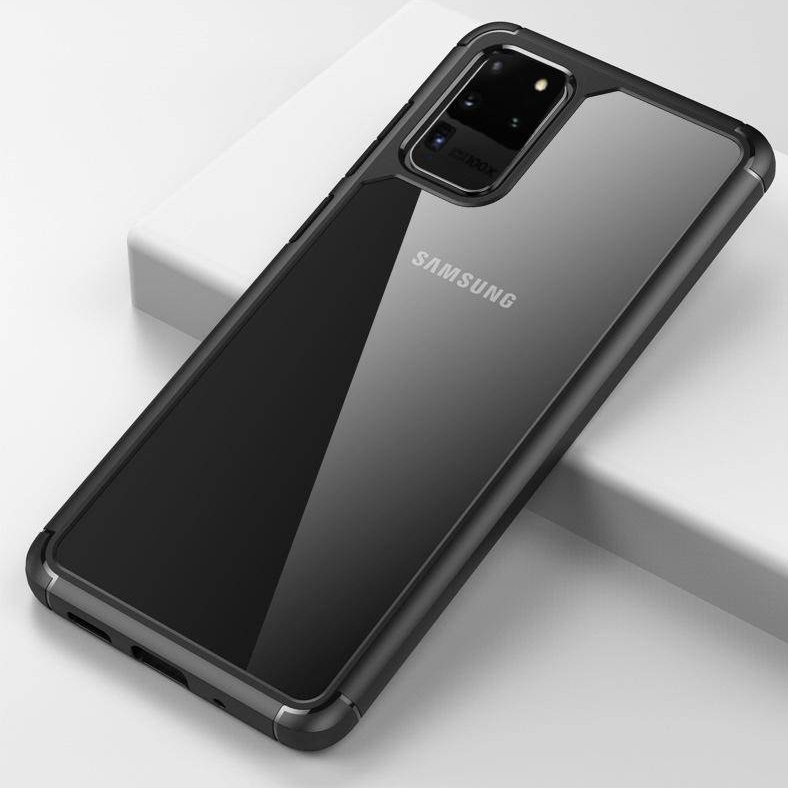 Ốp Lưng Chống Sốc viền màu siêu mỏng Cho Samsung Galaxy S20 Ultra hiệu Likgus