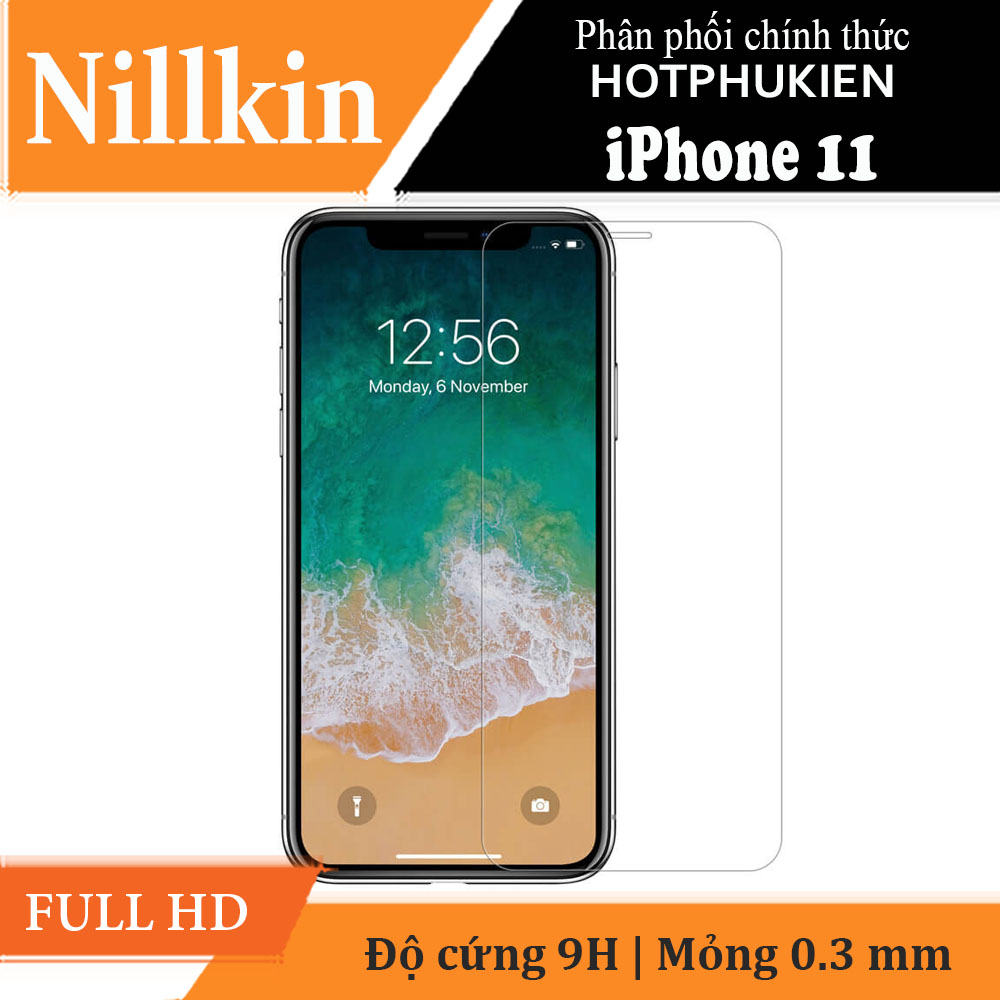 Miếng dán kinh cường lực cho iPhone 11 hiệu Nillkin Amazing H