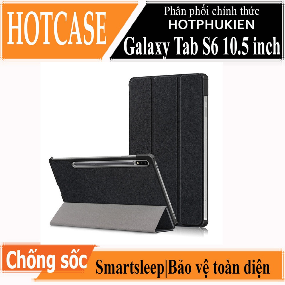 Case Bao da chống sốc cho Samsung Galaxy Tab S6 (SM-T860 / SM-T865) 10.5 inch hiệu HOTCASE