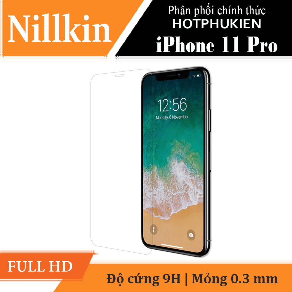 Miếng dán kinh cường lực cho iPhone 11 Pro hiệu Nillkin Amazing H