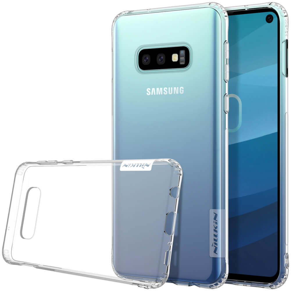 Ốp lưng dẻo silicon trong suốt cho Samsung Galaxy S10e hiệu Nillkin Nature