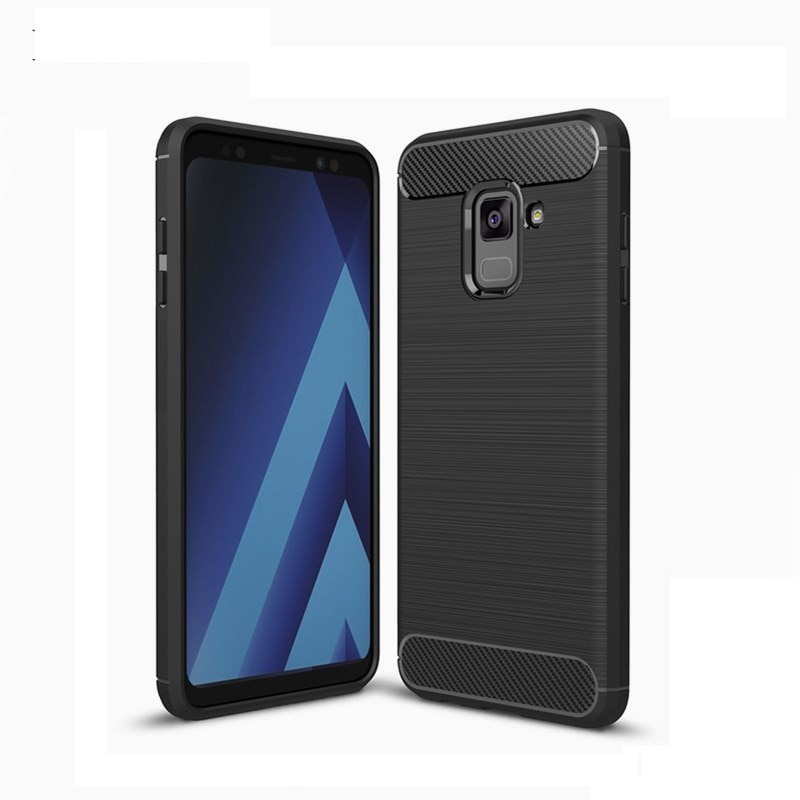 Ốp lưng chống sốc vân kim loại cho Samsung Galaxy A8 2018 hiệu Likgus