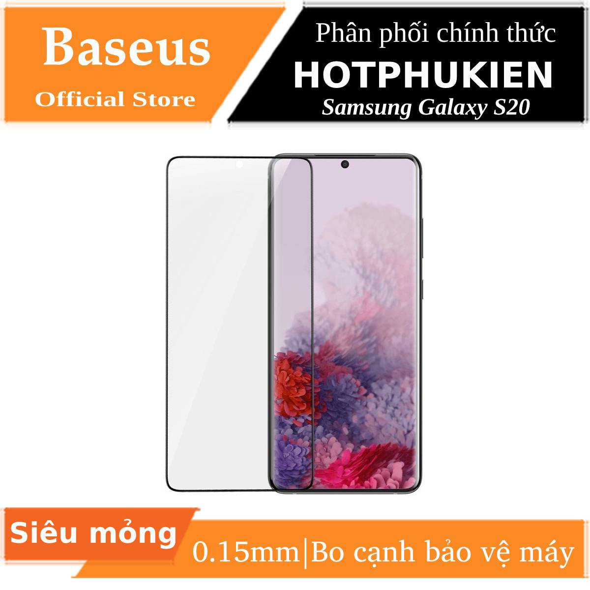 Bộ 2 Miếng dán màn hình PPF Silicon Samsung Galaxy S20 siêu mỏng 0.15mm hiệu Baseus Soft Screen