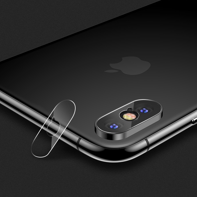 Miếng dán kính cường lực bảo vệ Camera mỏng 0.15mm cho iPhone Xs Max hiệu Benks