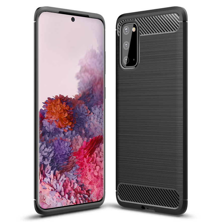 Ốp lưng chống sốc vân kim loại cho Samsung Galaxy S20 hiệu Likgus