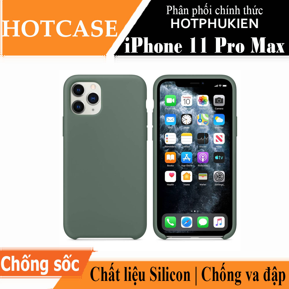 ốp lưng chống sốc silicon case cho iPhone 11 Pro Max hiệu HOTCASE