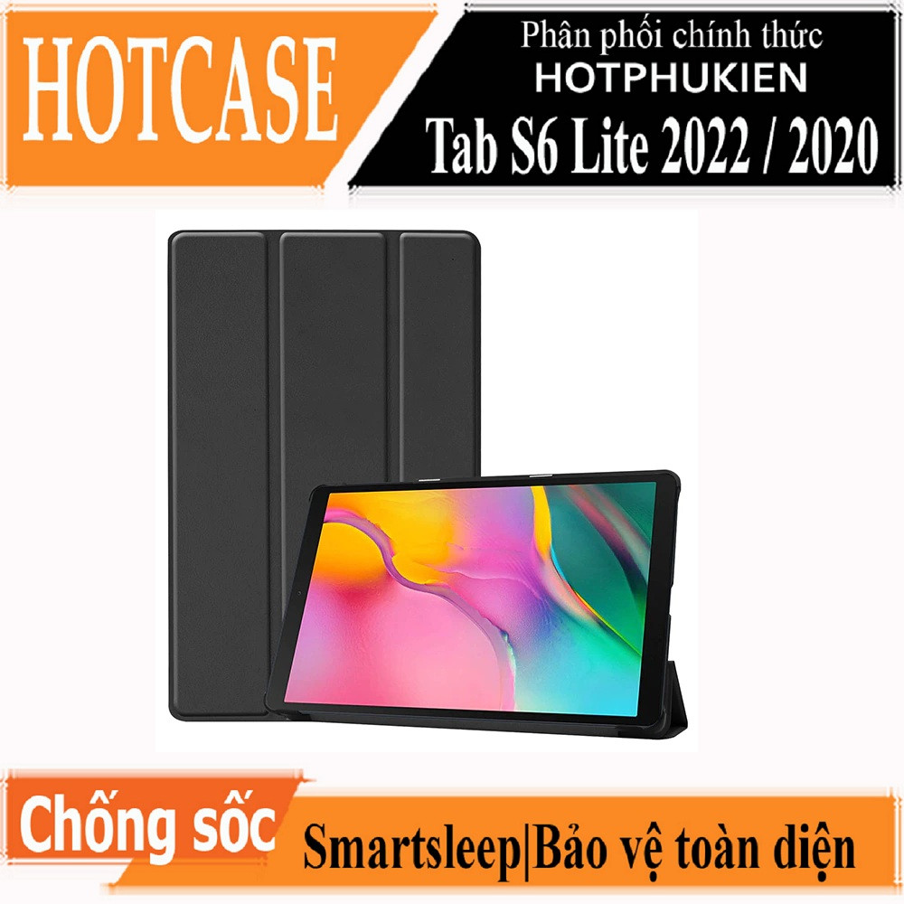 Case bao da cho Samsung Galaxy Tab S6 Lite 2022 / 2020 10.4 inch (SM - P615 / P610) hiệu HOTCASE